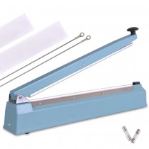 20" Impulse Bag Sealer  Aluminum Base  Equipped with Copper Transformer, 3mm sealing Band-width